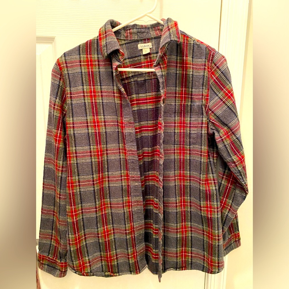 LL Bean Womens flannel